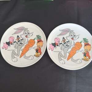 Vintage Lenox Ware Warner Bros. Looney Tunes Melamine Children's Plates 2